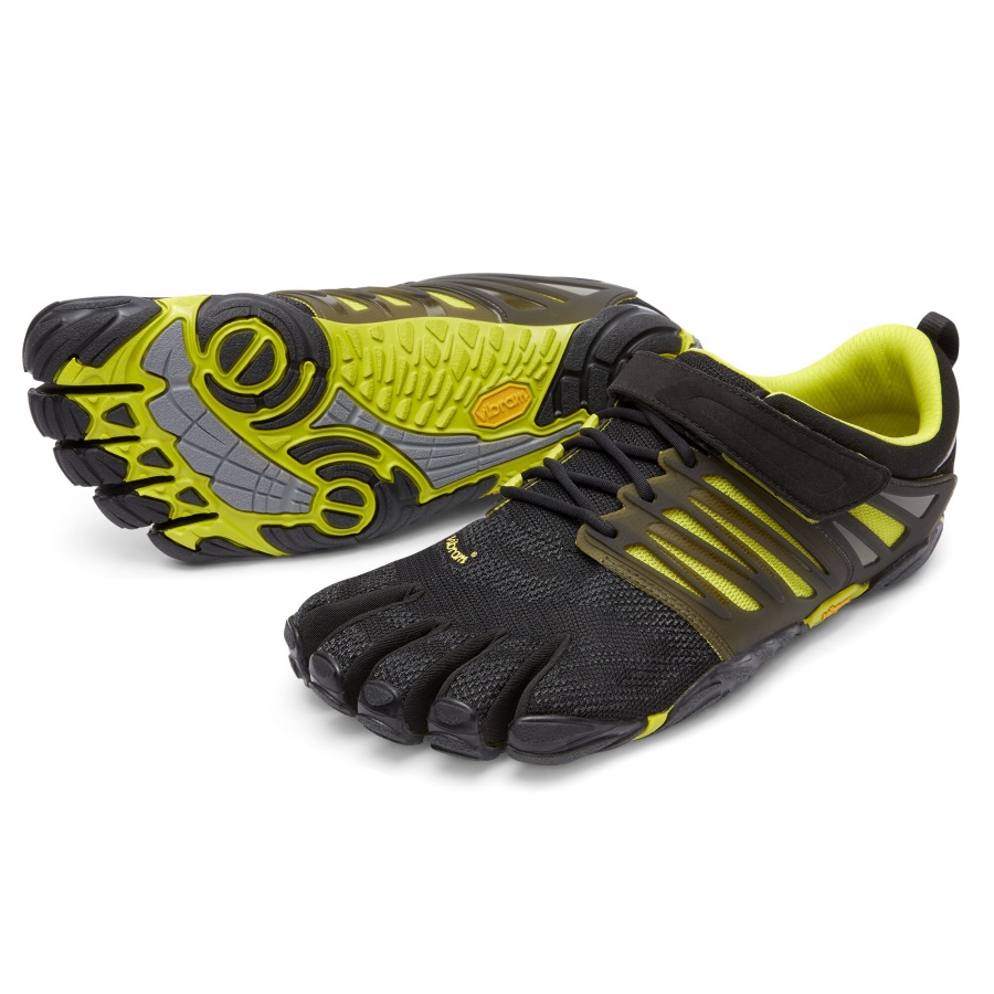 V-Train Men's Vibram Black Green
