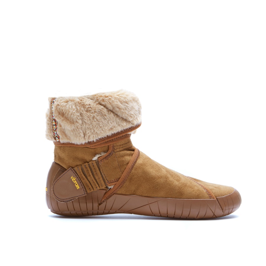 Vibram Furoshiki Classic Shearling Mid Boot Brown