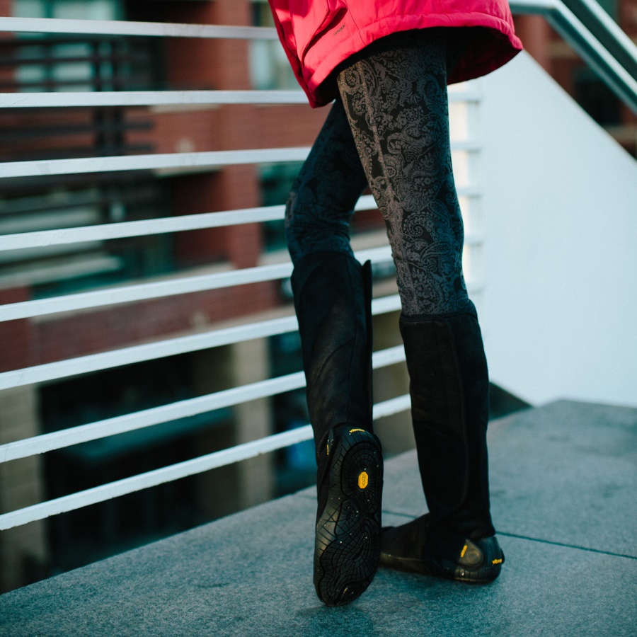 Furoshiki Original Shearling Boot High Vibram Black