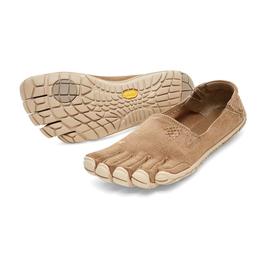 CVT-Hemp Women's Khaki Vibram