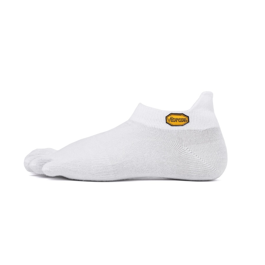 Vibram 5TOE Sock No Show White Vibram