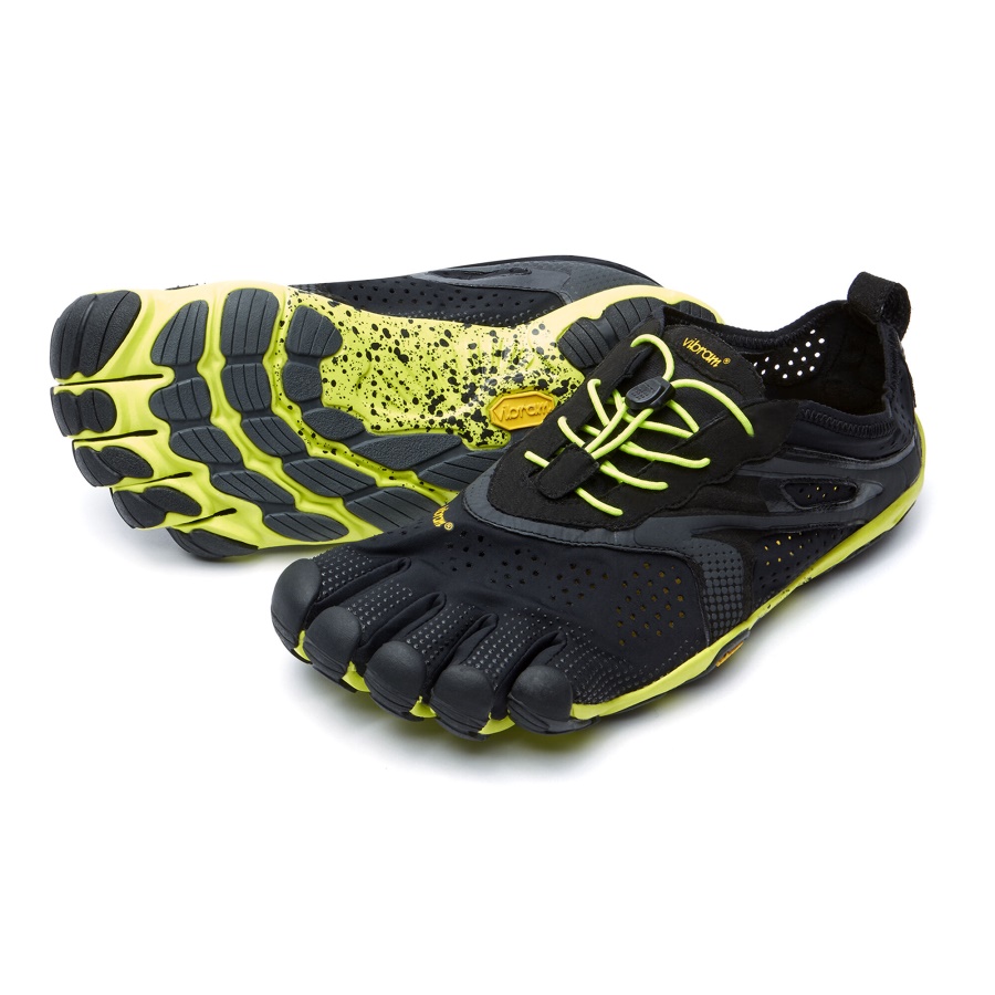 Vibram V-Run Men's Black Yellow