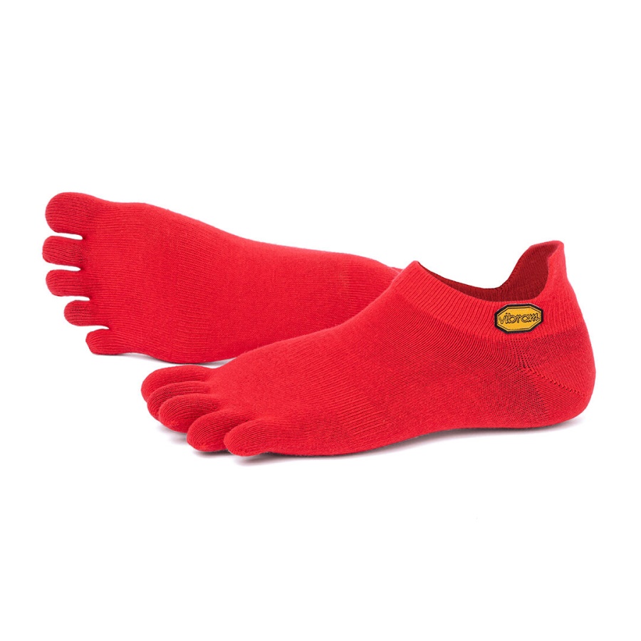Vibram Vibram 5TOE Sock No Show Red